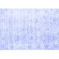 thumbnail image 1 of Ahgly Company Machine Washable Indoor Rectangle Persian Blue Traditional Area Rugs, 7' x 10', 1 of 4