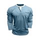 thumbnail image 4 of pstuiky camisas de manga larga para hombre, Cárdigan informal de dos piezas con cuello en V falso, botones y mangas largas con bolsillos para hombre tops de invierno para hombre xxl, 4 of 8