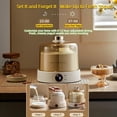 thumbnail image 4 of Automatic Yogurt Maker Machine, 4-in-1 Glass Fermentation Pot for Greek Yogurt, Probiotic, Rice Wine, Pickles, Natto, 1L, Adjustable Timer, Constant Temperature Heating,Kitchen Appliance, 4 of 8