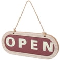 thumbnail image 2 of Madera cerrada abierta colgante placa tienda colgante placa colgante ddecoraciones de hogar rústico, 2 of 7