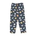 thumbnail image 4 of Naloa Cartoon Animals Print Women’s Ultra-Soft Comfy Pajama Lounge Pants with Pockets & Drawstring, 4 of 8