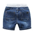 thumbnail image 3 of Boys Summer Shorts Casual Elastic Waist Embroidered Denim Five Pocket Cargo Shorts For Kids Comfortable Breathable Outdoor Play Kids Shorts Boys Clothes, 3 of 7