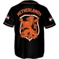 thumbnail image 3 of Personalized Netherlands Jersey, Netherlands Soccer Shirt Baseball Dutch Pride Flag Jersey Men Women Country Shirts (4XL), 3 of 4