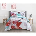 thumbnail image 2 of Victoria 5 Piece Reversible Comforter Set Floral Watercolor Design Bedding, 2 of 4