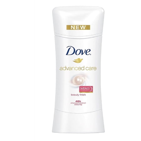 Dove Advanced Care Antiperspirant Deodorant, Beauty Finish, 2.6 Oz, 3 Pack