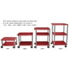 H. Wilson Company Tuffy Height Adjustable Open Shelf AV Cart