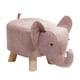 thumbnail image 4 of Banco de elefante, sofá, taburete de té, zapatos de dibujos animados portátiles, taburete otomano cambiador para Rosa, 4 of 9