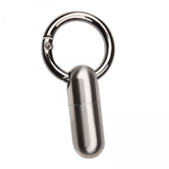 4x Pequeña joyería Cruz Cápsula Colgante Botelro Contenedor Caja Metal Cilíndrico Colgantes para hombres Camping ños shamjiam Organizador de llaveros