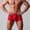 Red, variant on Men's Briefs with Mesh Panels for Daily Wear and Sports - Breathable Comfort Underwear with Sheer Mesh Detail for Everyday Leisure and Party-Ready Support