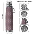thumbnail image 3 of Modern 29oz Stainless Steel Insulated Thermos with Tea Filter, 360° Printed Travel Bottle, Leakproof BPA-Free Flask with Anti-Slip Base, 304 Inner & 201 Outer, Vacuum Cup, 3 of 6