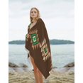 thumbnail image 2 of Brown Green Boho Beach Towels Oversized Super Absorbent, Vintage Southwest Abstract Geometric Lightweight Bath Towel Quick Dry Sets For Bathroom/Pool/Rv Camping/Beach Play/Gym Room/Picnic 35"x70", 2 of 8