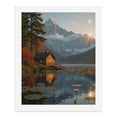 thumbnail image 5 of Paint By Numbers Kit for Adults Beginner - Rustic Cabin Lake Sunset Mountain DIY Canvas Painting Kits for Adults, Frameless Paint By Number for Adults for Home Wall Decor 16x20 Inch, 5 of 7
