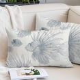thumbnail image 2 of Beach Coastal Fish Pillow Covers 16"x24", Watercolor Sea Ocean Nautical Soft Brushed Microfiber Breathable Throw Pillow Covers, Decorative Pillowcase with Zipper for Couch Sofa Bedroom Living Room, 2 of 9