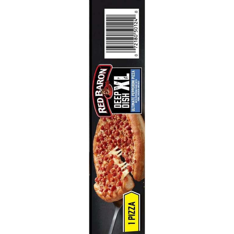 Red Baron Deep Dish XL Ultimate Pepperoni Frozen Pizza, 11.12 oz