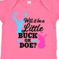 thumbnail image 4 of Inktastic Gender Reveal Will It Be a Little Buck or Doe? Girls Baby Bodysuit, 4 of 5