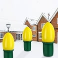 thumbnail image 4 of Vrorvz Christmas Outdoor Decorations Outdoor Christmas Lights Inflatable Light Bulbs Easy Setup Long Lasting Weather Resistant Holiday Parties Courtyard Festive Atmosphere 9.1in Yellow, 4 of 5