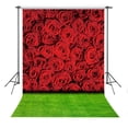 thumbnail image 1 of EREHome Polyester Fabric 5x7ft Red Roses Photography Backdrop Wedding Events Photo Shooting Props As Wall Screen, 1 of 2