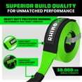 thumbnail image 7 of Rhino USA Recovery Tow Strap (3" x 30') - 31,518lb Break Strength - Emergency Recovery Strap Tow Rope (Green), 7 of 7