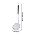 thumbnail image 5 of SSZMDLB under $5 3Pcs Stainless Steel Strainer, Stainless Steel Strainer, Fine Mesh Oil Filter Spoon for Kitchen, Skimmer Spoon for Cooking Frying, Utensil for Draining Food, 5 of 9