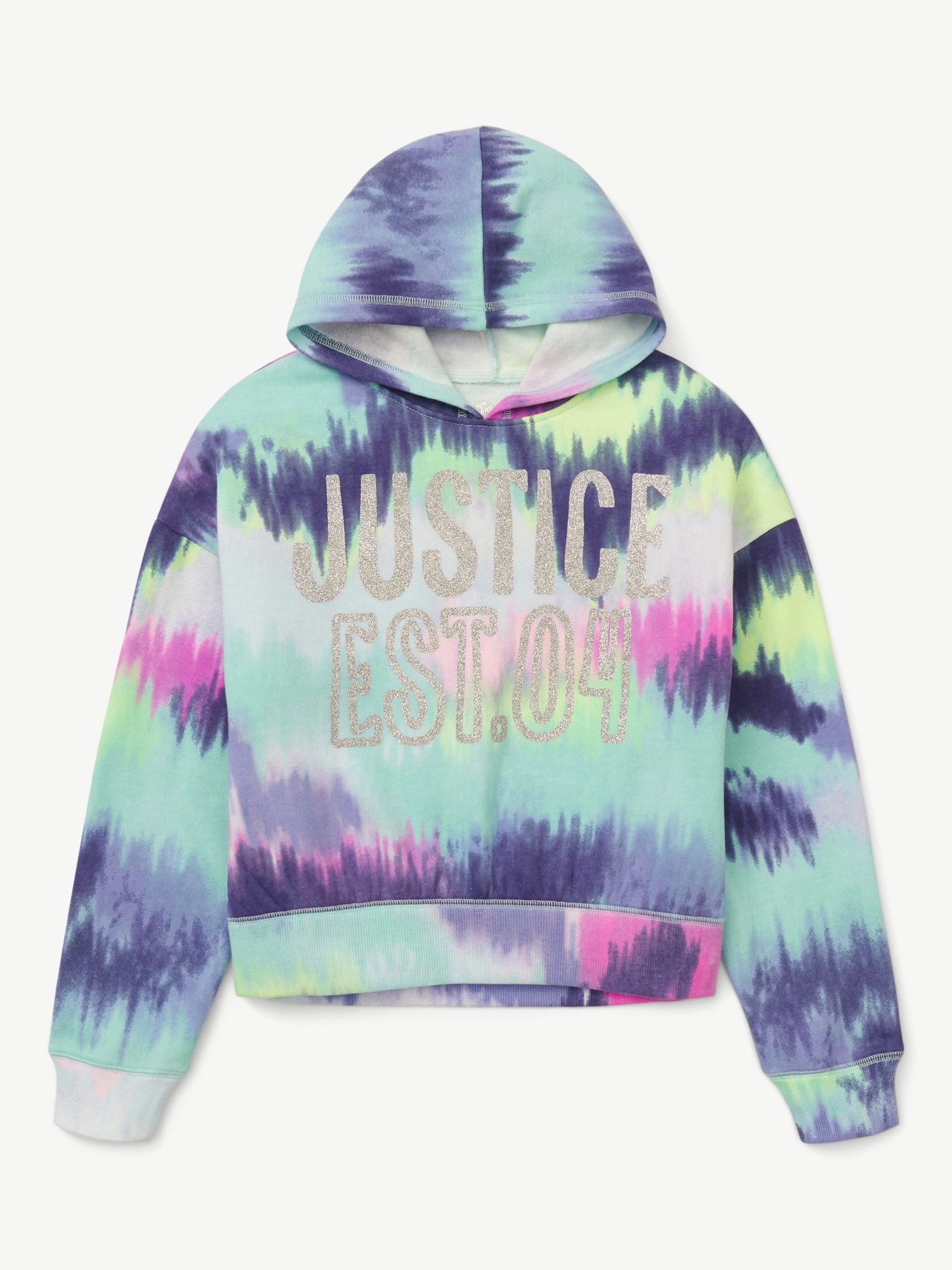 Justice Girls Edf Rib Hem Hoodie, Sizes Xs-Xlp