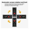 thumbnail image 4 of Bilateral Distance Meter 200m Dual Distance Measure Digital Rangfinder Recharable Measure Tool ,High Accuracy, 4 of 7