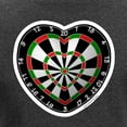 thumbnail image 3 of CafePress - Dart Love Women's Long Sleeve Dark T Shirt - Women's Long Sleeve Graphic Tee Casual Fit, 3 of 4