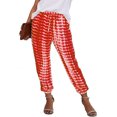 thumbnail image 2 of Guieoi Winter Pants Wide Leg Sweatpants Women Women Casual High Waist Tie-Dye Stripe Running Loose Pencil Pants, 2 of 5