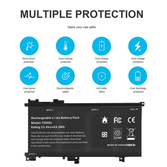 TE04XL Laptop Battery For HP Omen 15-AX200 Series HSTNN-UB7A HSTNN-DB7T