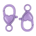 thumbnail image 5 of perfeclan 2 Pieces Lobster Clasp Lobster Claw Clasp DIY Heart Shape, Cute Keyring Buckle Hook for Purse Keychain, Sewing Charms Keyring, 5 of 9