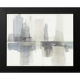 thumbnail image 2 of Schick, Mike 24x20 Black Modern Framed Museum Art Print Titled - Improvisation II Gray Crop, 2 of 5