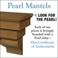 thumbnail image 5 of Pearl Mantels Celeste Versatile Hand Distressed and Hand Finished Premium Pine Wood Mantel Shelf, Antique Finish, 72"L & 10"D, Hang Alone, with Corbels or with Corbels and Arch (Included), 5 of 7