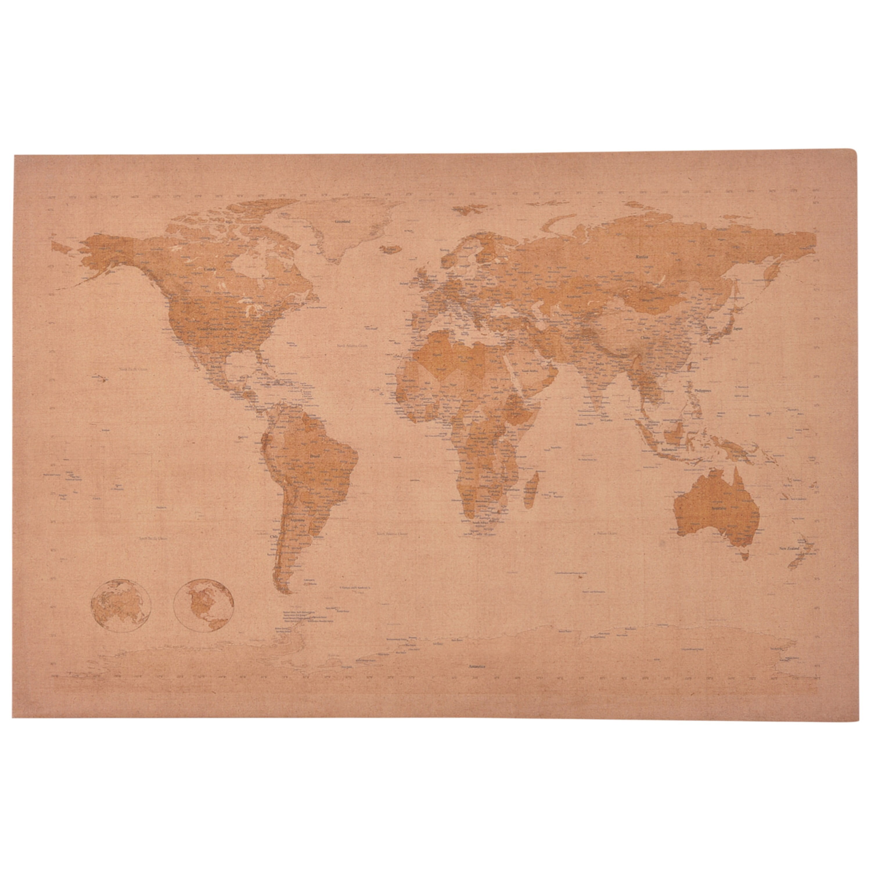 Trademark Art "Antique World Map" Canvas Art by Michael Tompsett