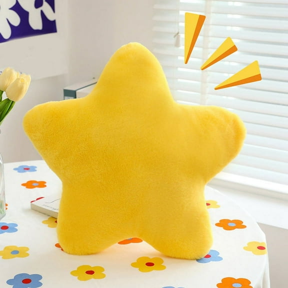 Star- Pillow,Throw Pillow Butt Cushion Pillow,Seating Cushion,Cute Room Decor-Plush for Bedroom Sofa Chair B