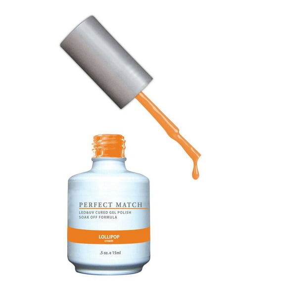 LECHAT Perfect Match Pair of Soak off Gel   Matching Nail Polish PMS117 - Lollipop