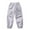 Gray, variant on Eltusu Boys Cargo Pants, Relaxed Fit Elastic Waist Casual Athletic Jogger Pants Dark Gray Size 10-12 T