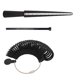 thumbnail image 3 of Ring Measuring Stick Set Clear Scale Size Reusable Adjustable Gauge Finger Sizing Tool Black, 3 of 4