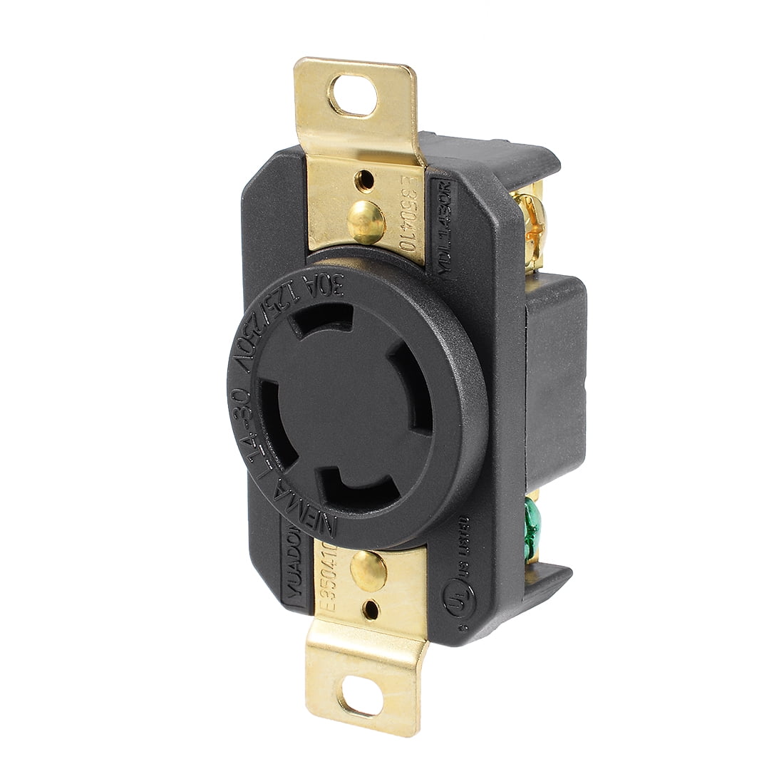 L1430 Generator Lock Receptacle 30A 125/250V, 3P 4W US Plug YUADON