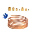 thumbnail image 3 of Juego de tubos de cobre,Piezas del kit de tubos para manómetro de presión de aceite de 72'',Accesorios prácticos para kit de tubos para manómetros,Reemplazo de cobre Resistente Fácil de, 3 of 8