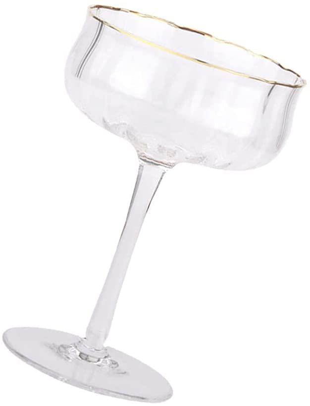 4 PACK Dartington Crystal Home Bar Coupe Glasses 