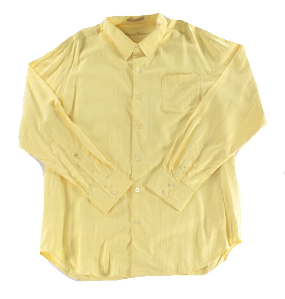 Tommy Bahama - Tommy Bahama NEW Yellow Sun Mens Size XL Button Down ...