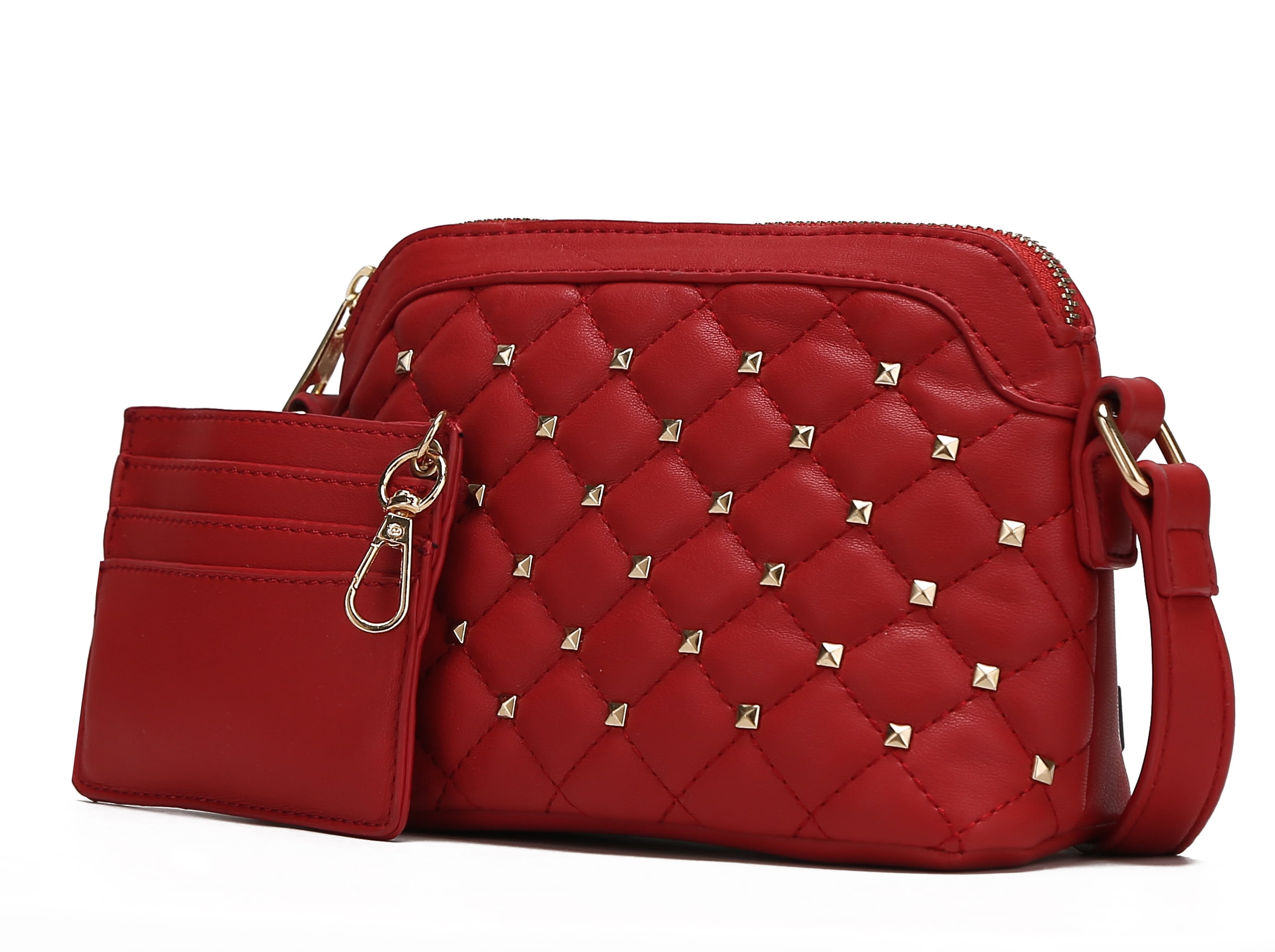 monogram logo zip top swing bolsa