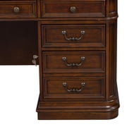 Liberty Furniture Industies, INC Brayton Manor Jr Executive Desk in Cognac