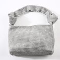 thumbnail image 4 of Women Stylish Handmade Rhinestone Knot Shoulder Bag Storage Pouch for Party, 4 of 10