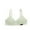 Green, variant on ManxiVoo Contrast Mesh Wireless Bralette Sleeveless Comfort Bra for Women Everyday Light Support Wear 32 Size Wine