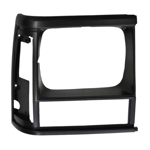 KAIHUIXING Headlight Trim Bezel Black Passenger Side Right Paint to Match for Jeep for Cherokee 1991-1996 for Comanche 1991-1992 5BL62KW7 CH2513127