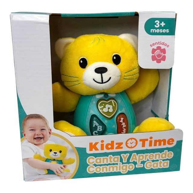 Juguete para bebé Kids Time Gato Canta y Aprende Conmigo