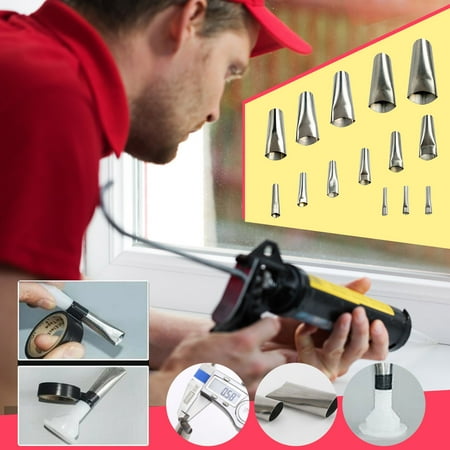 

DagobertNiko A Set Of 14 Piece Stainless Steel Glue Nozzle For Glueing Glass Glue Nozzle
