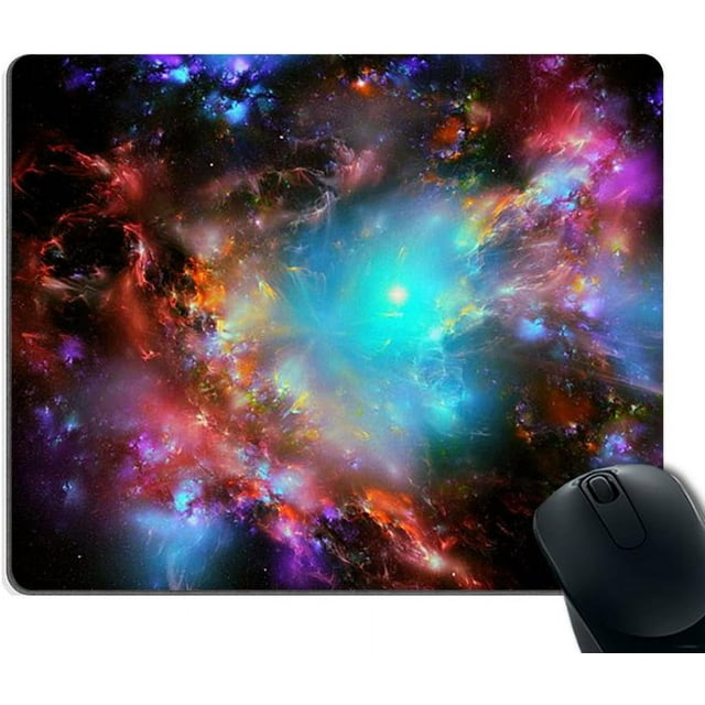 Customized Galaxy Mouse Pad Rectangle NonSlip Rubber Base Incredibly Beautiful Spiral Galaxy Design Ideal for Gaming Transform Your Desk into a Cosmic Oasis