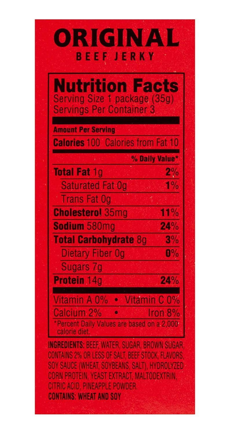 Jerky Variety Pack: 3 Original Flavored, 3 Tender Bites, 3 Teriyaki (1.25 Ounces Per Package)