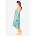 thumbnail image 3 of Dreams & Co. Plus Size Sleeveless Knit Chemise Sleepshirt, 3 of 6